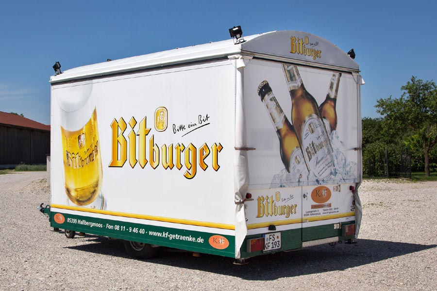 Bitburger Schankwagen Bitburger Schankwagen